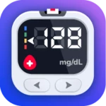 blood pressure & sugar:track android application logo